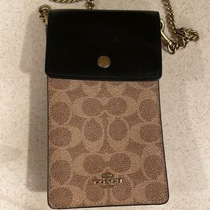 Coach phone cross body case